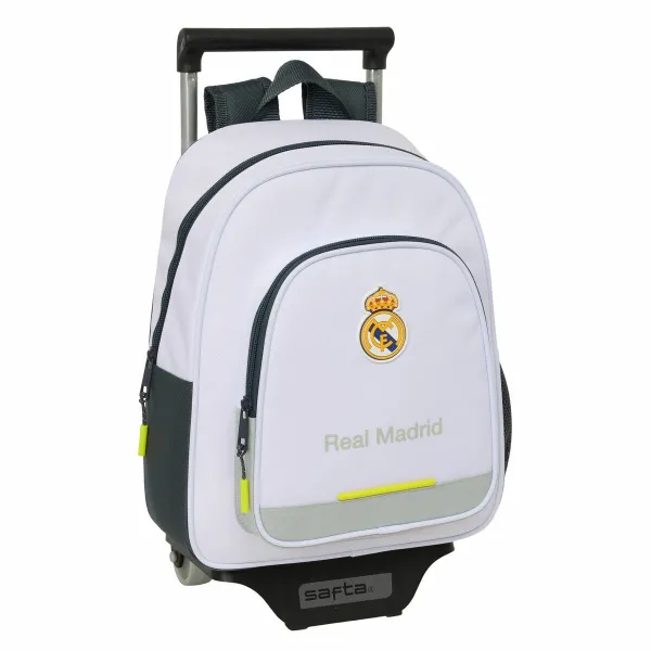 Mokyklinis krepšys Real Madrid C.F. Balta 28 x 34 x 10 cm