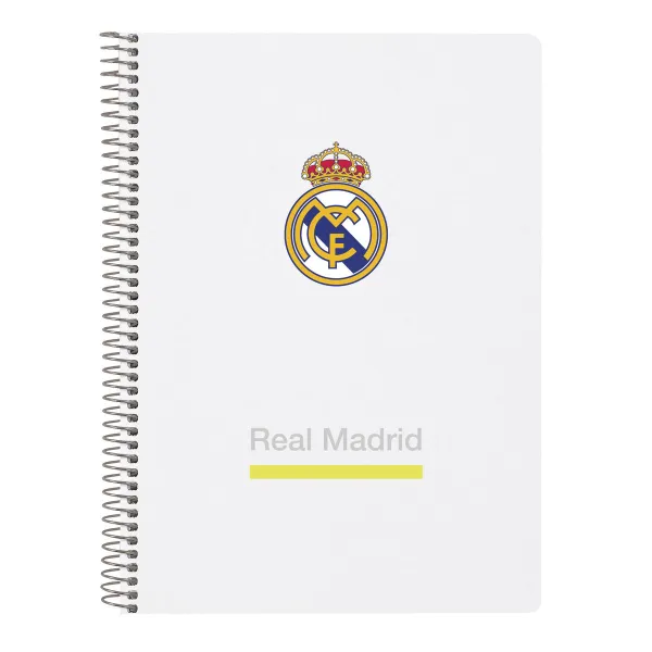 Muistikirja Real Madrid C.F. Valkoinen A5 80 Levyt