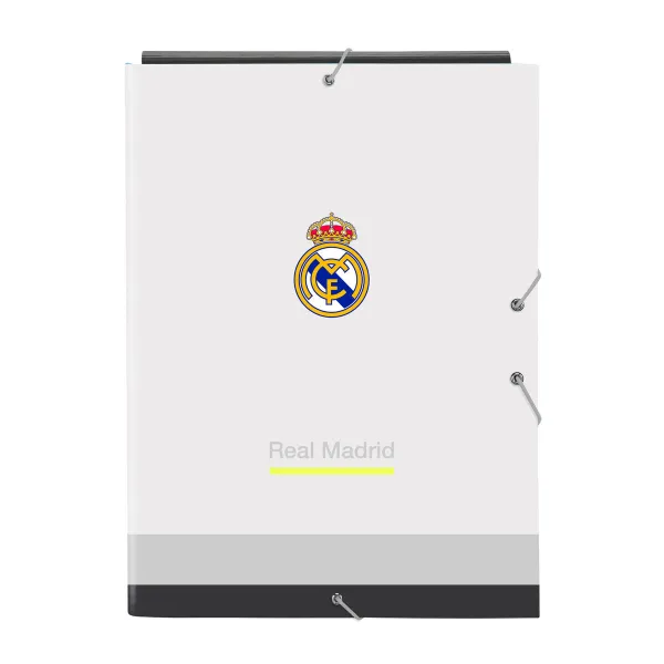 Rengaskansio Real Madrid C.F. Valkoinen A4 26 x 33.5 x 2.5 cm