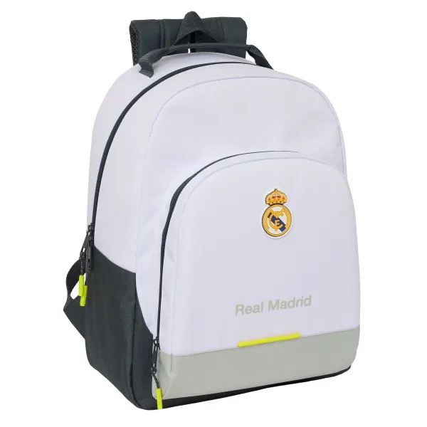 Koululaukku Real Madrid C.F. Valkoinen 32 x 42 x 15 cm