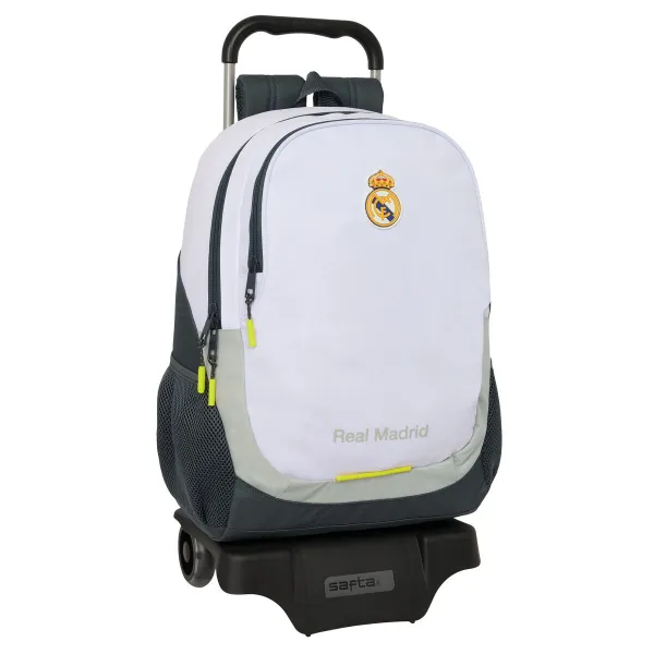 Koululaukku Real Madrid C.F. Valkoinen 32 x 44 x 16 cm