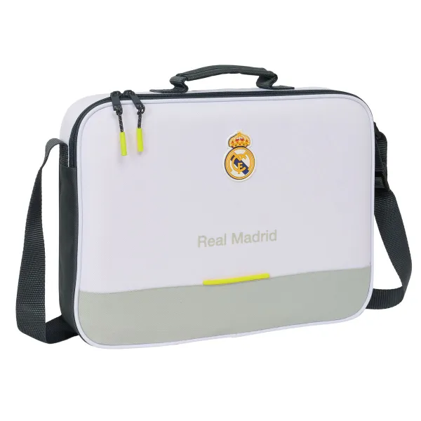 Skolas soma Real Madrid C.F. Balts 38 x 28 x 6 cm