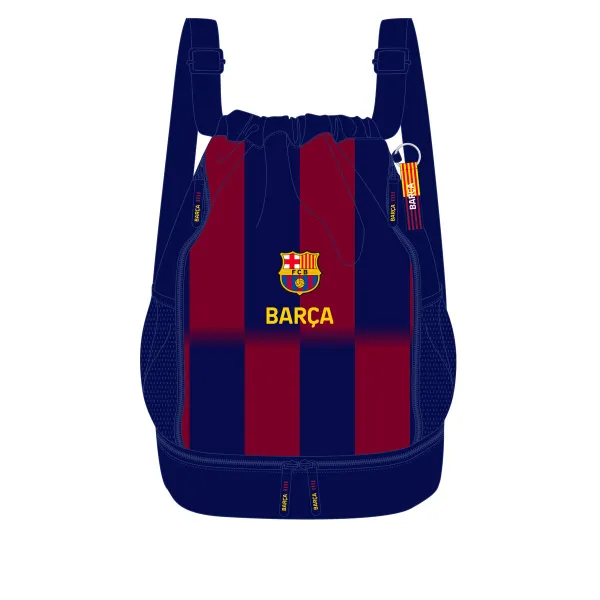 Skolas soma F.C. Barcelona Zils Sarkanbrūns 35 x 40 x 1 cm