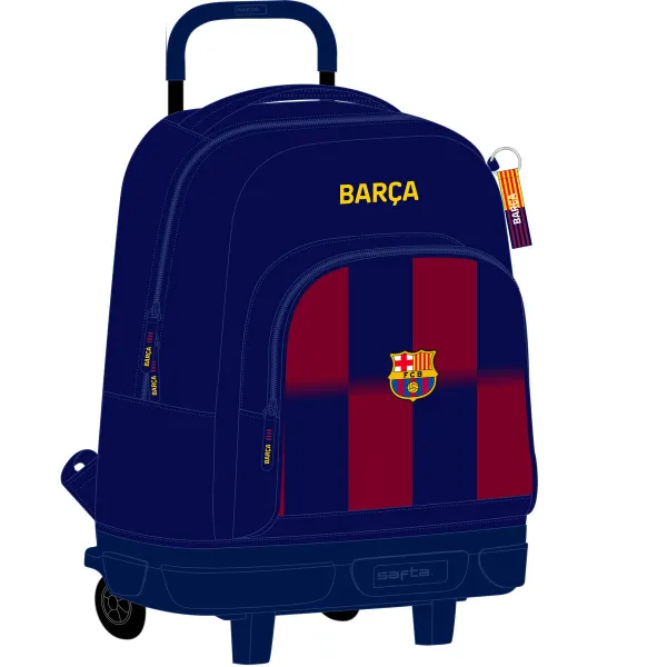 Mokyklinis krepšys F.C. Barcelona Mėlyna Kaštoninė 33 x 45 x 22 cm