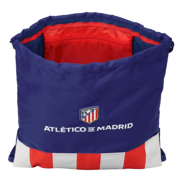 Сумка-рюкзак на веревках Atlético Madrid Синий Белый Красный 35 x 40 x 1 cm