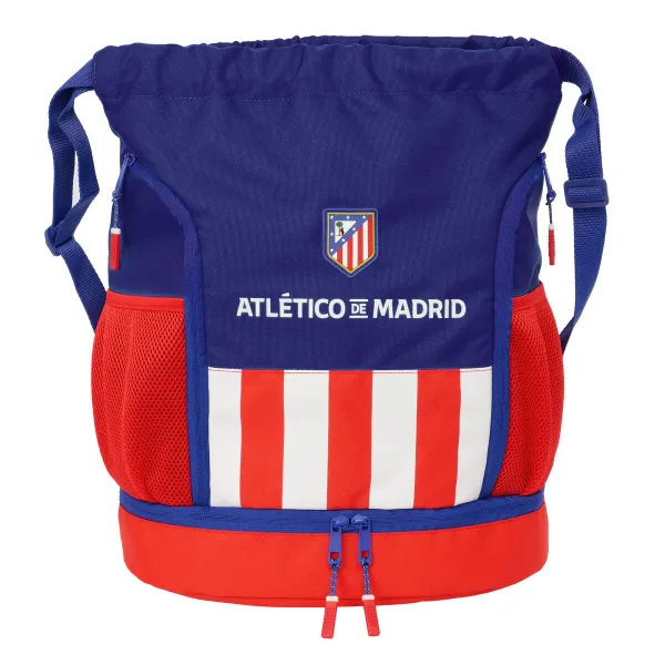 Backpack with Strings Atlético Madrid Blue White Red 35 x 40 x 1 cm