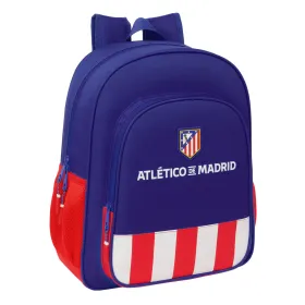 Mokyklinis krepšys Atlético Madrid Mėlyna Balta Raudona 32 x 38 x 12 cm