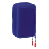 Triple Pencil Case Atlético Madrid Blue White Red 12,5 x 19,5 x 5,5 cm 37 Pieces