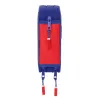 Triple Pencil Case Atlético Madrid Blue White Red 12,5 x 19,5 x 5,5 cm 37 Pieces