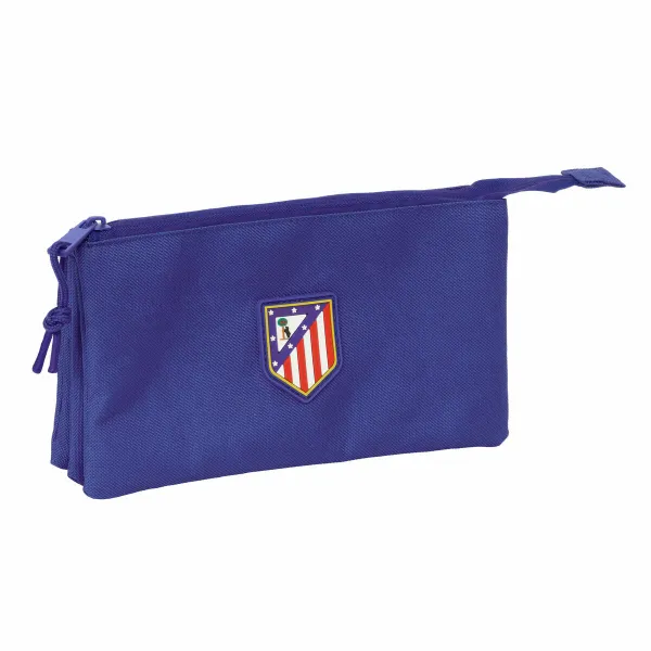 Kolmilokeroinen laukku Atlético Madrid Tummansininen 22 x 12 x 3 cm