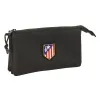 Kolmilokeroinen laukku Atlético Madrid Musta 22 x 12 x 3 cm