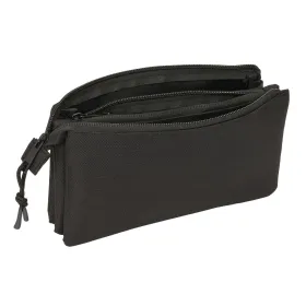 Triple Carry-all Atlético Madrid Black 22 x 12 x 3 cm