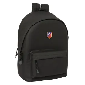 Mokyklinis krepšys Atlético Madrid Juoda 31 x 44 x 18 cm