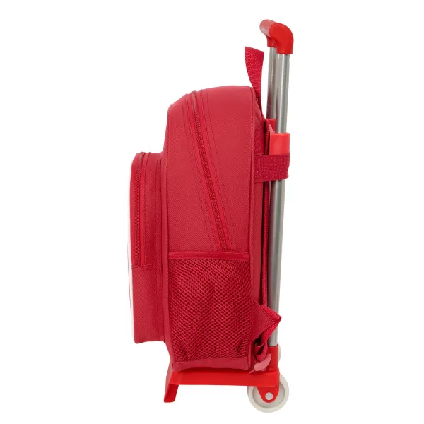 School Rucksack with Wheels Sevilla Fútbol Club Red 28 x 34 x 10 cm