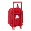 Skolas mugursoma ar riteņiem Sevilla Fútbol Club Sarkans 22 x 27 x 10 cm
