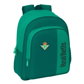 Mokyklinis krepšys Real Betis Balompié Akvamarinas 28 x 34 x 10 cm