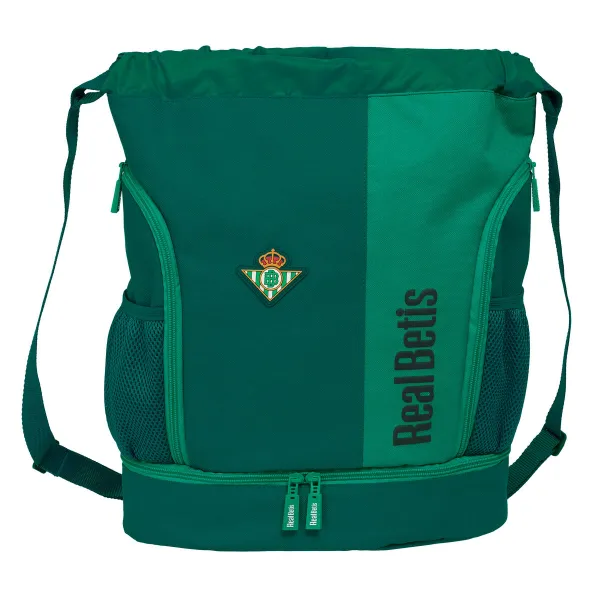 Kuprinė su virvutėmis Real Betis Balompié Žalia 35 x 40 x 1 cm