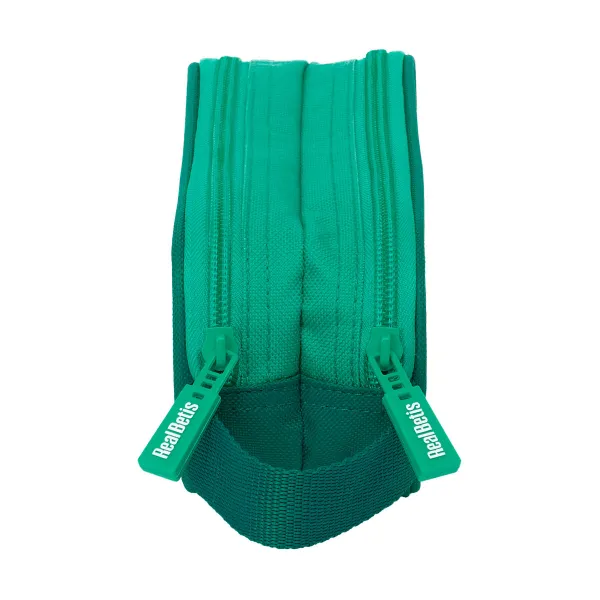 Двойной пенал Real Betis Balompié Зеленый 21 x 8 x 6 cm