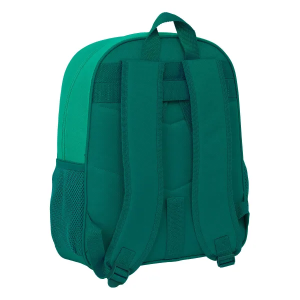 Koululaukku Real Betis Balompié Vihreä 32 x 38 x 12 cm