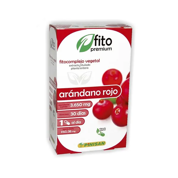 Pinisan Fitopremium Arandano Rojo 30 Caps