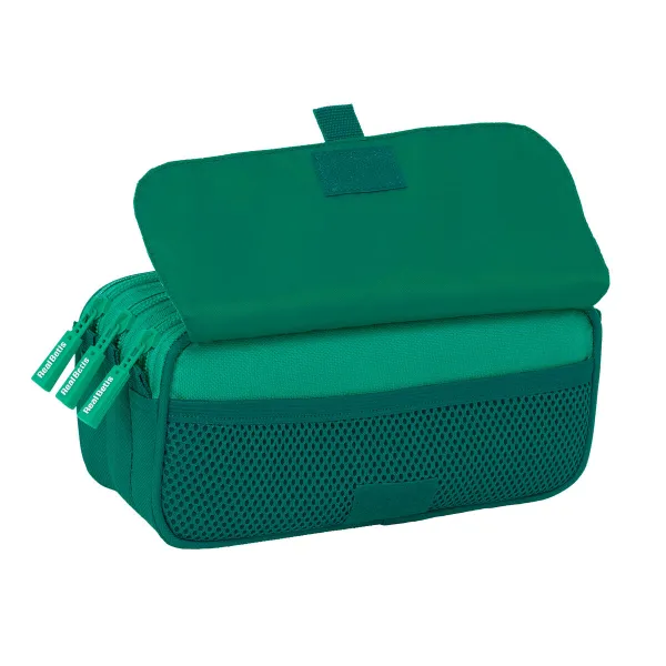 Trīsvietīgs futrālis Real Betis Balompié Zaļš 21,5 x 10 x 8 cm