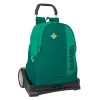 Mokyklinė kuprinė su ratukais Real Betis Balompié Žalia 32 x 43 x 14 cm