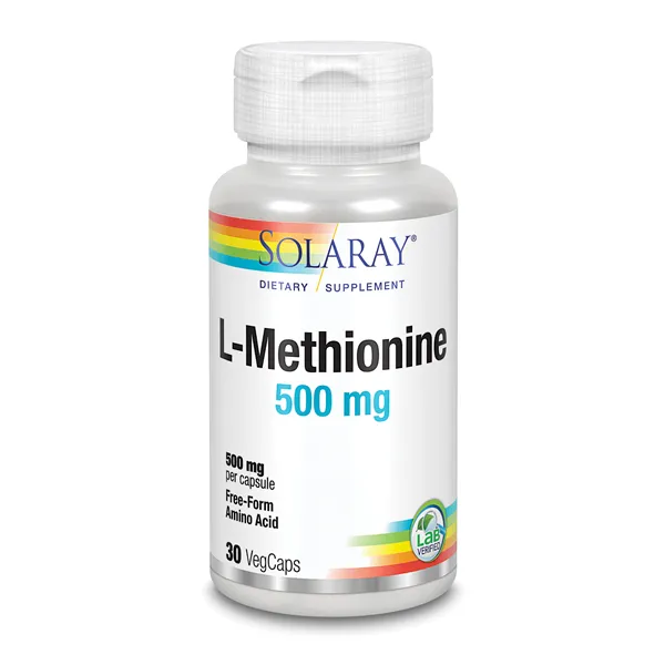 Solaray L-Methionine 500 Mg 30 Caps