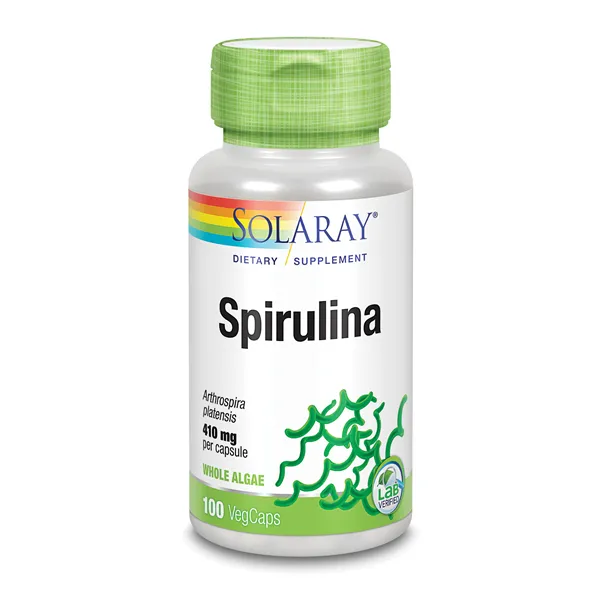 Solaray Espirulina 100 Caps