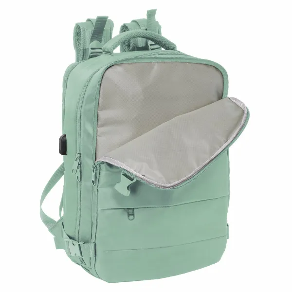 Skolas soma Safta Verde pastel Zils