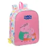 Mokyklinis krepšys Peppa Pig Baby pig Spalvotas 22 x 27 x 10 cm