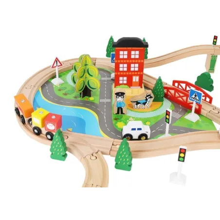 Wooden train - battery operated train