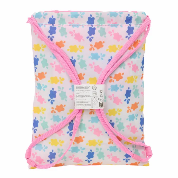 Backpack with Strings Peppa Pig Baby pig Multicolour 26 x 34 x 1 cm