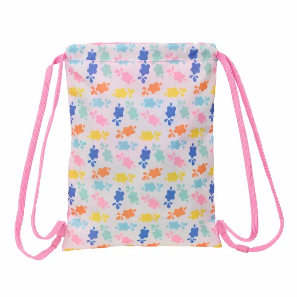 Backpack with Strings Peppa Pig Baby pig Multicolour 26 x 34 x 1 cm