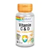 Solaray Vitamina C y D 60 Vcaps