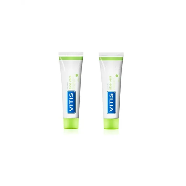 Vitis Duplo Aloe Vera Toothpaste Apple Flavor  2X150ml +75ml Free