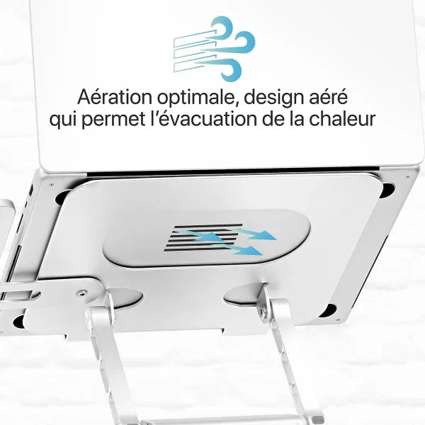 Notebook Stand T'NB iClick Metal Modern 360º rotation