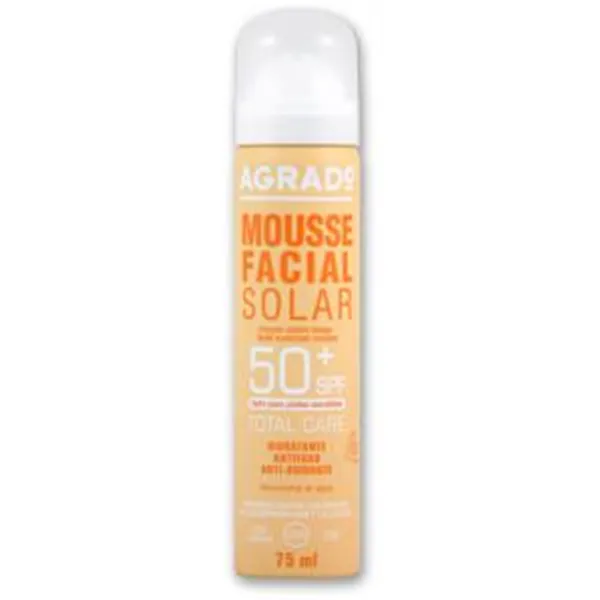 Agrado Mousse Facial Solar Spf50 75ml