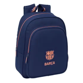 Школьный рюкзак F.C. Barcelona Тёмно Синий 27 x 33 x 10 cm