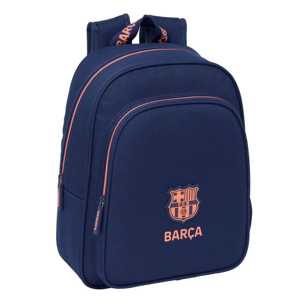 School Bag F.C. Barcelona Navy Blue 27 x 33 x 10 cm