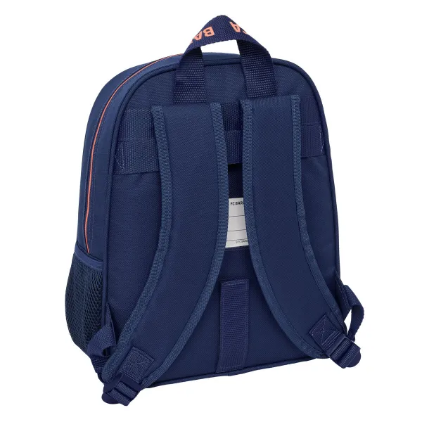 School Bag F.C. Barcelona Navy Blue 27 x 33 x 10 cm