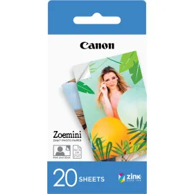 Spīdīgs Phouz papīrs Canon Canon Zoemini ZINK Photo Paper - 20 Sheets 20 Loksnes