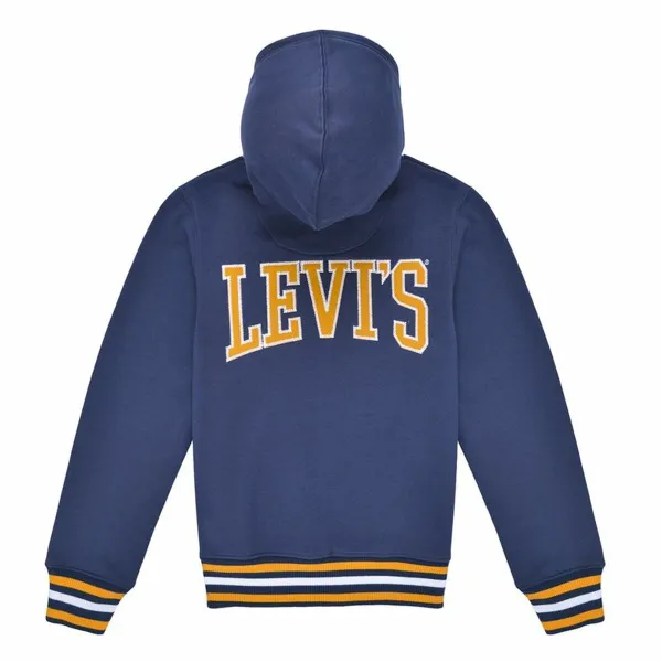 Bērnu Sporta Krekls ar Kapuci Levi's Lvb Varsity Hoodie Zils