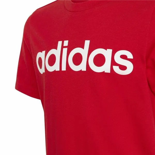 Vaikiška Marškinėliai su trumpomis rankovėmis Adidas Lin Roja