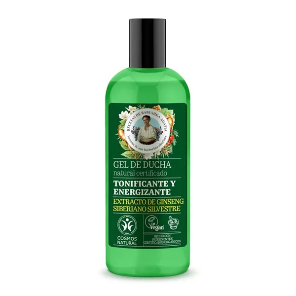 Green Agafia Ginseng Siberiano Gel De Baño Tonificante Natural 260ml