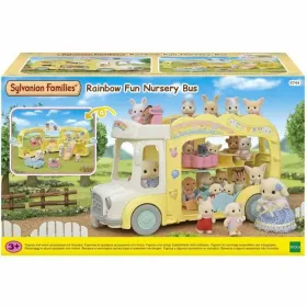 Nukkekodin tarvikkeet Sylvanian Families 5744 Rainbow Fun Nursery Bus