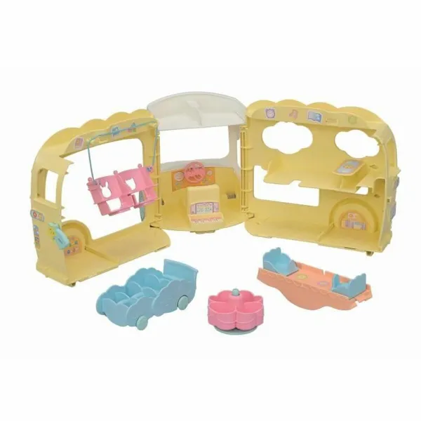 Nukkekodin tarvikkeet Sylvanian Families 5744 Rainbow Fun Nursery Bus