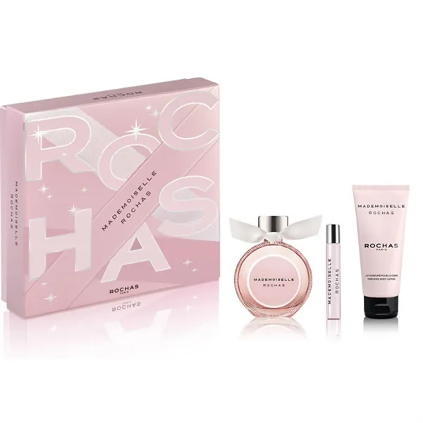 Rochas Mademoiselle Eau De Perfume Spray 90ml Set 3 Pieces