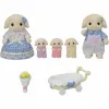 Nukkekodin tarvikkeet Sylvanian Families 5735 Flora Rabbit family
