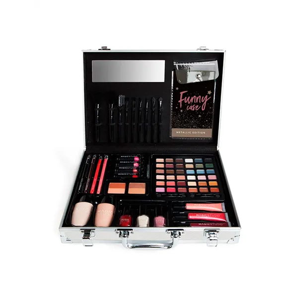 Magic Studio Powerful Cosmetics Est Cosmet Magic Maleta Grande Metalica