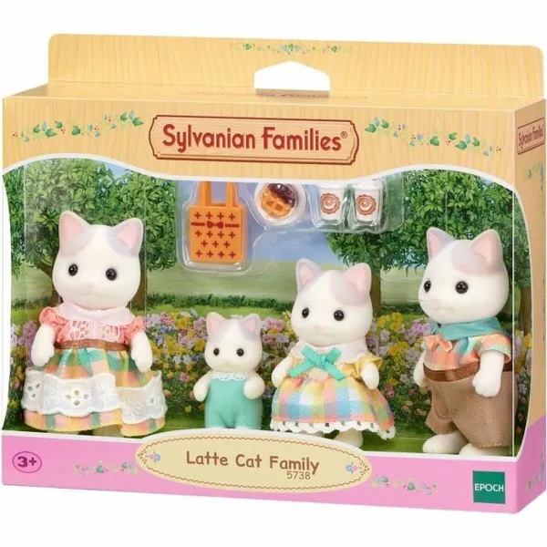 Nukkekodin tarvikkeet Sylvanian Families 5738 Latte Cat Family